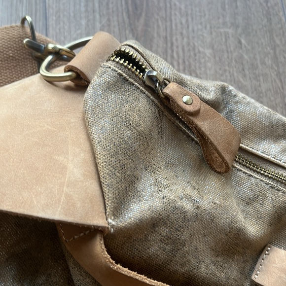 Anthropologie Jesslyn Blake shimmery tote - Picture 3 of 9